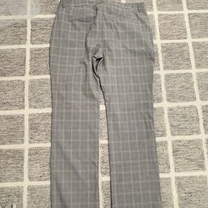 EXPRESS plaid boot leg pants